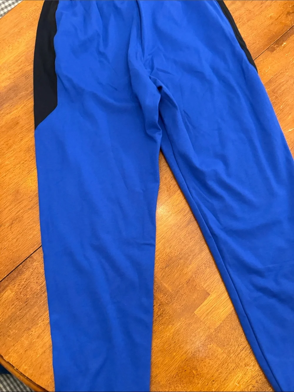 Nike Royal Blue Joggers with Black Panels xl